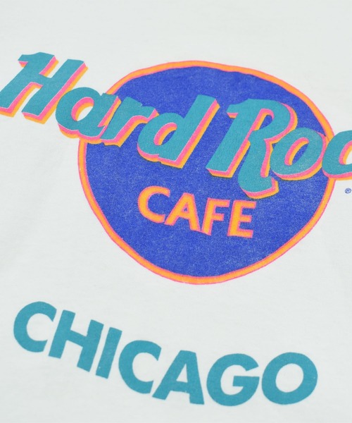VINTAGE(ヴィンテージ)の「【ヴィンテージ古着】90’s HARD ROCK CAFE 企業ロゴ Tシャツ USA製(Tシャツ/カットソー・メンズ・ホワイト・X-LARGE)」の3枚目の写真