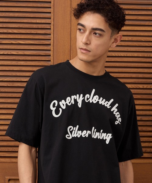 HOODRICH★フロント ゴールド ロゴ☆コットン☆メンズ Tシャツ シグネチャーロゴプリントTシャツ（Tシャツ/カットソー）｜coca
