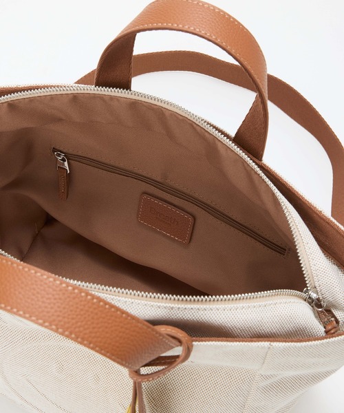 Breath TOPKAPI(ブレストプカピ)の「【Breath TOPKAPI】SMILE COLLETION エンボス スマイル 2way トートバッグ /スマイルチャーム付き(トートバッグ・レディース・ブラック/ベージュ・FREE)」の12枚目の写真