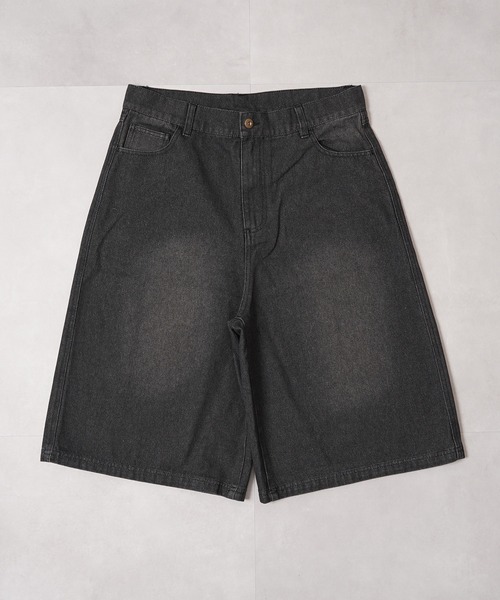 オーバーダイ デニムジョーツ / Overdyed Denim Jorts / ワイド デニム