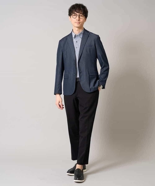 a.v.v（アーヴェヴェ）の「【吸水速乾/イージーケア】ALTIMAポロシャツ（ポロシャツ・メンズ・ブルーグレー/ネイビー系/ネイビー・46/44/50/48）」の9枚目の写真