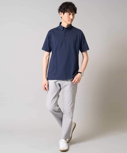a.v.v（アーヴェヴェ）の「【吸水速乾/イージーケア】ALTIMAポロシャツ（ポロシャツ・メンズ・ブルーグレー/ネイビー系/ネイビー・46/44/50/48）」の19枚目の写真