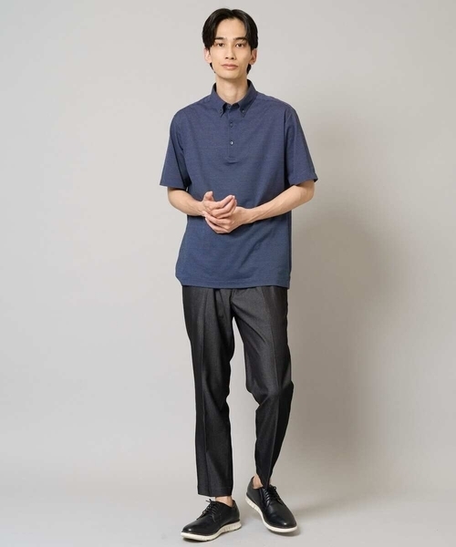 a.v.v（アーヴェヴェ）の「【吸水速乾/イージーケア】ALTIMAポロシャツ（ポロシャツ・メンズ・ブルーグレー/ネイビー系/ネイビー・46/44/50/48）」の21枚目の写真