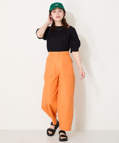 ORiental TRaffic(オリエンタルトラフィック)の「【Fit meサンダル】メタルパーツ厚底サンダル/51226(サンダル・レディース・ベージュ/ブラック・S/M/L/LL)」の14枚目の写真