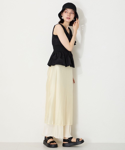 ORiental TRaffic(オリエンタルトラフィック)の「【Fit meサンダル】メタルパーツ厚底サンダル/51226(サンダル・レディース・ベージュ/ブラック・S/M/L/LL)」の10枚目の写真