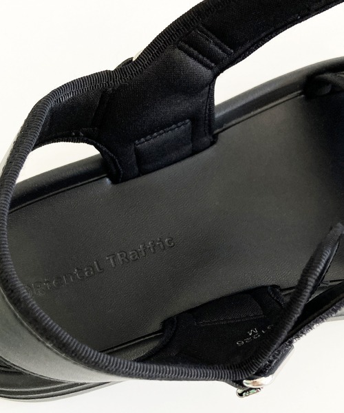 ORiental TRaffic(オリエンタルトラフィック)の「【Fit meサンダル】メタルパーツ厚底サンダル/51226(サンダル・レディース・ベージュ/ブラック・S/M/L/LL)」の20枚目の写真