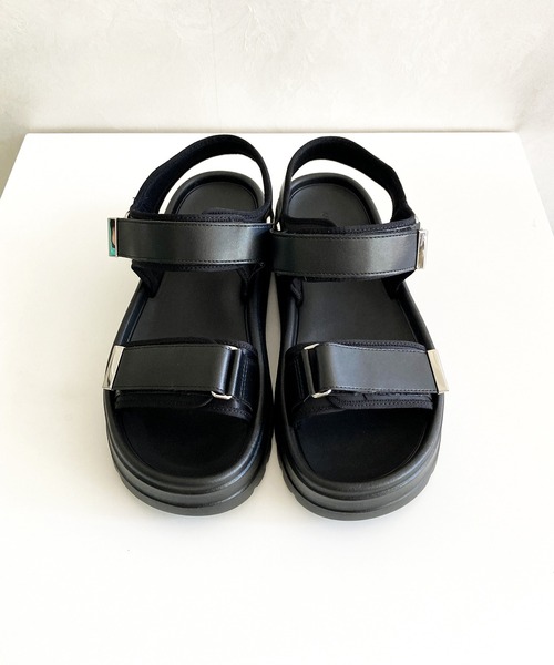 ORiental TRaffic(オリエンタルトラフィック)の「【Fit meサンダル】メタルパーツ厚底サンダル/51226(サンダル・レディース・ベージュ/ブラック・S/M/L/LL)」の17枚目の写真