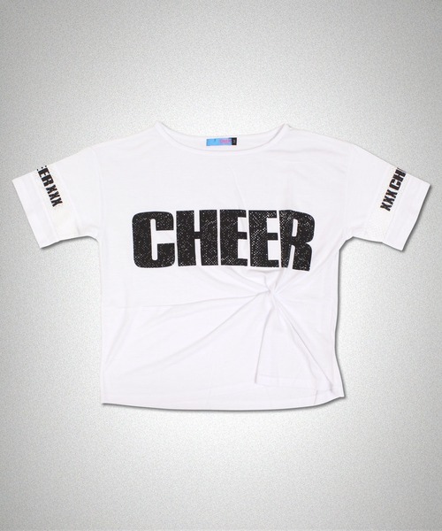 CHEER（チアー）の「袖メッシュ切り替えしぼりデザインゆったりトップス（Tシャツ/カットソー・レディース・ホワイト/ブラック・S/M）」の14枚目の写真