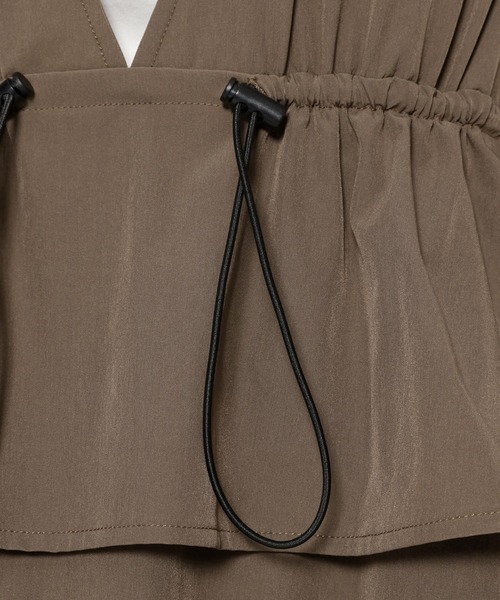 LEPSIM（レプシィム）の「ドッキングオールインワン　490446（つなぎ/オールインワン・レディース・ブラック/ブラウン/ダークカーキ/インディゴブルー/ブラック系その他/キャメル/ブラック系その他2・FREE）」の21枚目の写真