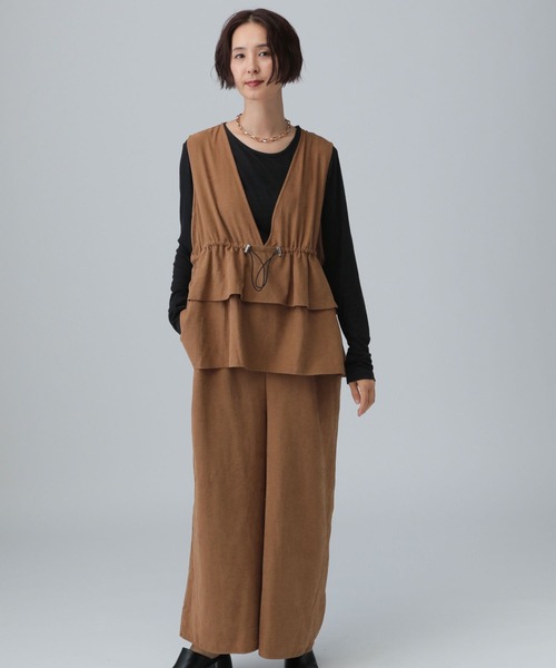 LEPSIM ドッキングオールインワン ダークカーキ LEPSIM｜ドッキングオールインワン | Rakuten Fashion(楽天