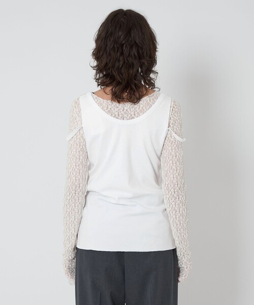 ASTRAET（アストラット）の「＜ASTRAET＞フライス スリット タンクトップ（タンクトップ・レディース・グレー系/ブラック/ホワイト・FREE）」の21枚目の写真
