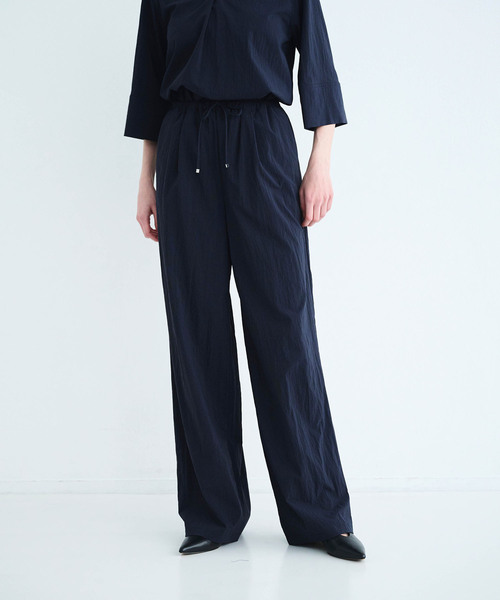23区　今季25SS ストレッチ　ドロストイージーパンツ　黒　34 未使用 ESTNATION / ドロスト イージー パンツ｜ESTNATION ONLINE STORE