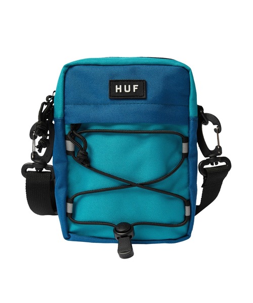 HUF チェック柄バックパック BOWERY SIDE BAG / HUF バッグ サイドバッグ（エコバッグ/サブ