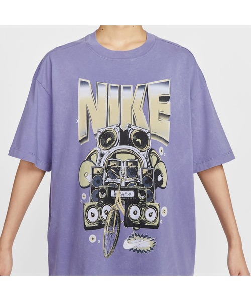 NIKE（ナイキ）の「ナイキ NIKE ナイキ  NSW OS FVL S/S Tシャツ（Tシャツ/カットソー・レディース・パープル/ブラウン・M/L）」の10枚目の写真