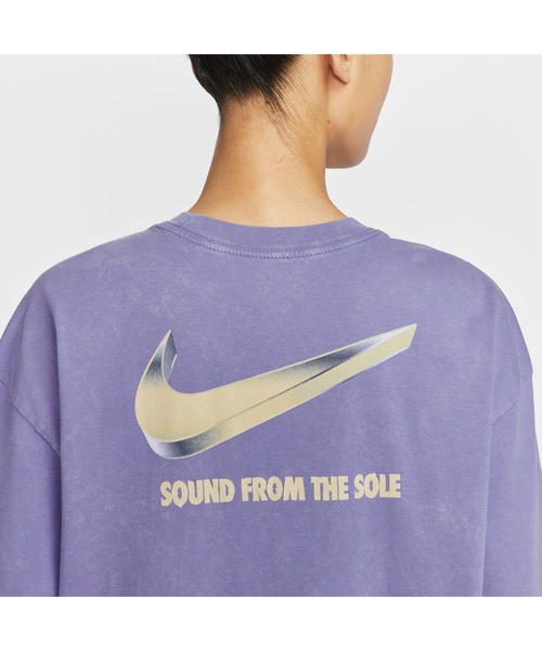 NIKE（ナイキ）の「ナイキ NIKE ナイキ  NSW OS FVL S/S Tシャツ（Tシャツ/カットソー・レディース・パープル/ブラウン・M/L）」の9枚目の写真