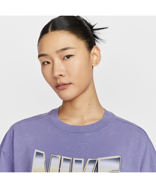 NIKE（ナイキ）の「ナイキ NIKE ナイキ  NSW OS FVL S/S Tシャツ（Tシャツ/カットソー・レディース・パープル/ブラウン・M/L）」の8枚目の写真