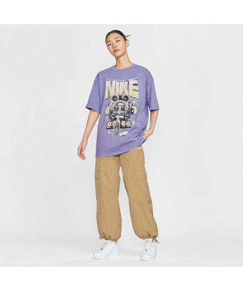 NIKE（ナイキ）の「ナイキ NIKE ナイキ  NSW OS FVL S/S Tシャツ（Tシャツ/カットソー・レディース・パープル/ブラウン・M/L）」の7枚目の写真