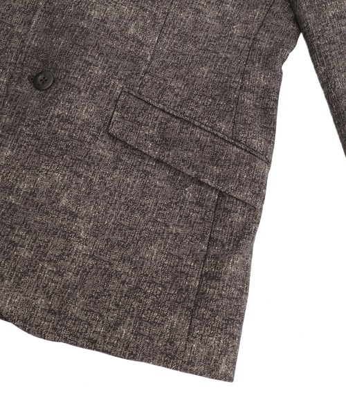 MEN'S BIGI(メンズビギ)の「【ACTIVE TAILOR/アクティブテイラー】ヒートパフォーマーツイード調プリントジャケット(テーラードジャケット・メンズ・ブラック/ネイビー/ブラウン・04/03/02/01)」の10枚目の写真