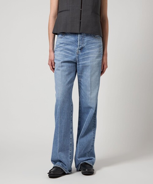 AEWEN MATOPH（イウエン マトフ）の「＜AEWEN MATOPH＞ストレート デニムパンツ（デニムパンツ・レディース・ブラック/ライトブルー・34/36/38）」の5枚目の写真