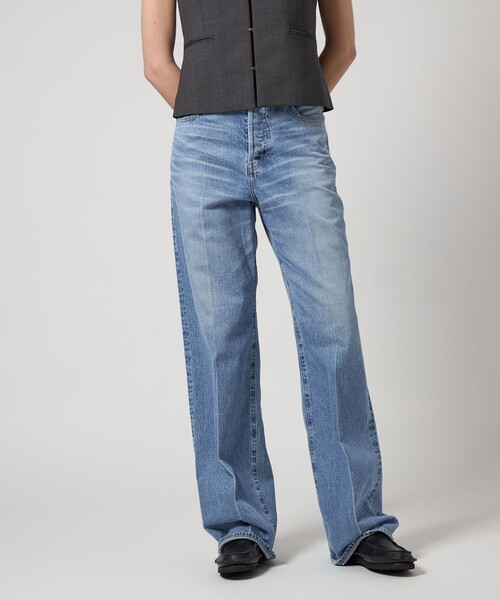 AEWEN MATOPH（イウエン マトフ）の「＜AEWEN MATOPH＞ストレート デニムパンツ（デニムパンツ・レディース・ブラック/ライトブルー・34/36/38）」の7枚目の写真