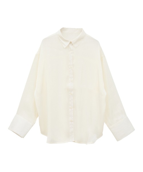 ブラウス シャツ The White Organza Hoodie（ホワイト オーガンザフーディー） レディース L.A. ROXX ブラウス シャツ The White Organza Hoodie（ホワイト