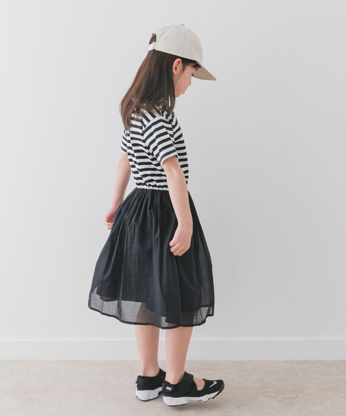 URBAN RESEARCH DOORS（アーバンリサーチドアーズ）の「『親子リンク』『UR TECH』ボイルドッキングワンピース(KIDS)（ワンピース・キッズ・ピンク/ブラック系その他・105/120/135）」の7枚目の写真