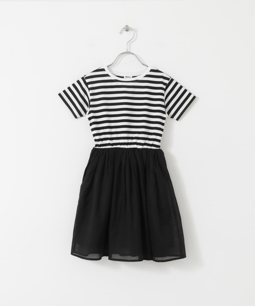 URBAN RESEARCH DOORS（アーバンリサーチドアーズ）の「『親子リンク』『UR TECH』ボイルドッキングワンピース(KIDS)（ワンピース・キッズ・ピンク/ブラック系その他・105/120/135）」の19枚目の写真