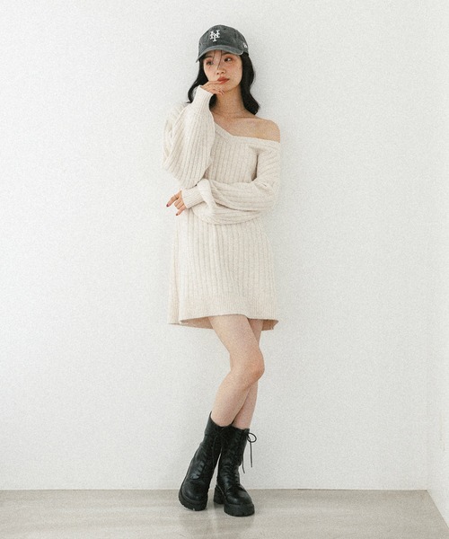 Heather(ヘザー)の「【NEW ERA/ニューエラ別注】9THIRTY/CAP 329256(キャップ・レディース・ライトベージュ/ブラック/ホワイト×レッド/ホワイト×ネイビー・FREE)」の8枚目の写真