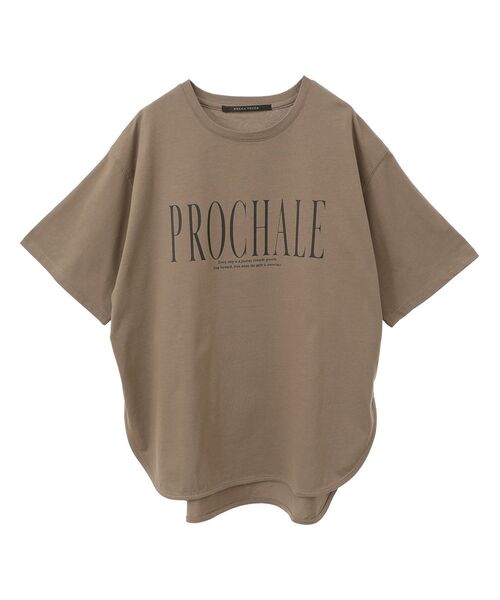 YECCA VECCA(イェッカヴェッカ)の「【UVカット】ロゴBIGTee(Tシャツ/カットソー・レディース・オフホワイト/ブラック/カーキ・FREE)」の21枚目の写真