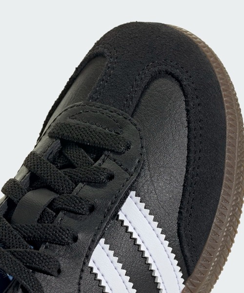 adidas（アディダス）の「サンバ OG コンフォートクロージャー 伸縮レース キッズ / Samba OG Comfort Closure Elastic Lace Kids / アディダスオリジナルス adidas Originals（スニーカー・キッズ・ホワイト/ブラック・21.0cm/20.0cm/19.0cm/18.0cm/17.0cm）」の7枚目の写真