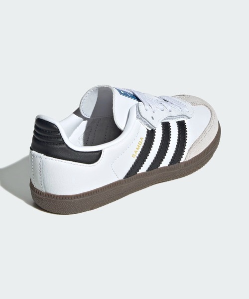 adidas（アディダス）の「サンバ OG コンフォートクロージャー 伸縮レース キッズ / Samba OG Comfort Closure Elastic Lace Kids / アディダスオリジナルス adidas Originals（スニーカー・キッズ・ホワイト/ブラック・21.0cm/20.0cm/19.0cm/18.0cm/17.0cm）」の18枚目の写真