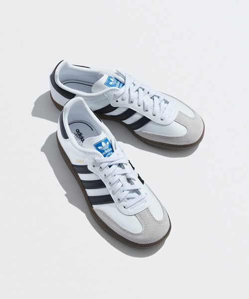 adidas（アディダス）の「サンバ OG コンフォートクロージャー 伸縮レース キッズ / Samba OG Comfort Closure Elastic Lace Kids / アディダスオリジナルス adidas Originals（スニーカー・キッズ・ホワイト/ブラック・21.0cm/20.0cm/19.0cm/18.0cm/17.0cm）」の19枚目の写真