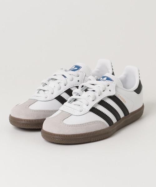 adidas（アディダス）の「サンバ OG コンフォートクロージャー 伸縮レース キッズ / Samba OG Comfort Closure Elastic Lace Kids / アディダスオリジナルス adidas Originals（スニーカー・キッズ・ホワイト/ブラック・21.0cm/20.0cm/19.0cm/18.0cm/17.0cm）」の22枚目の写真