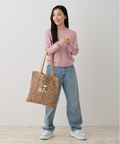 ROOTOTE（ルートート）の「IPTallPeanuts-9L（トートバッグ・レディース・アイボリー/ピンク/ラベンダー/ブルー・FREE/S）」の5枚目の写真