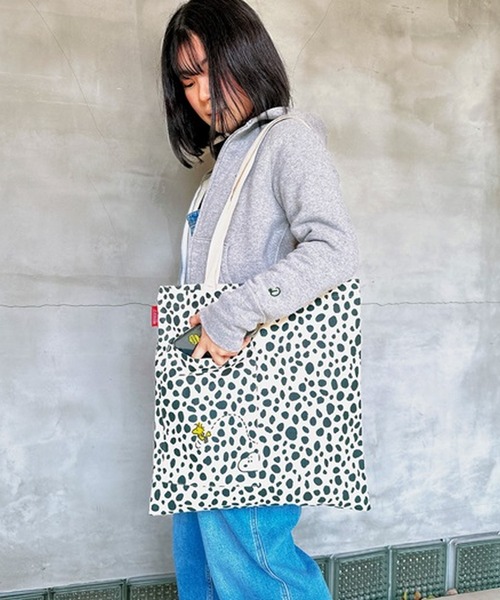 ROOTOTE（ルートート）の「IPTallPeanuts-9L（トートバッグ・レディース・アイボリー/ピンク/ラベンダー/ブルー・FREE/S）」の9枚目の写真