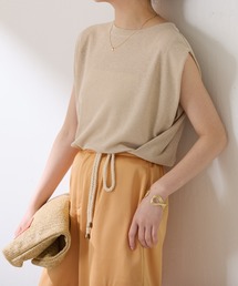 COLLAGE GALLARDAGALANTE | 麻タッチミラノリブ(ニット/セーター)