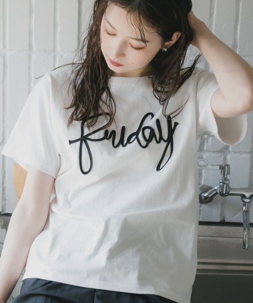 売れ筋商品|||セルフエスティーム カットソー トップス レディース Juniors' Graphic Off-The-Shoulder T-Shirt White Off Shoulder White Loose T Shirts Summer New Short Sleeve