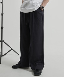『CavariA/キャバリア』ポンチセンタープレスワイドパンツ