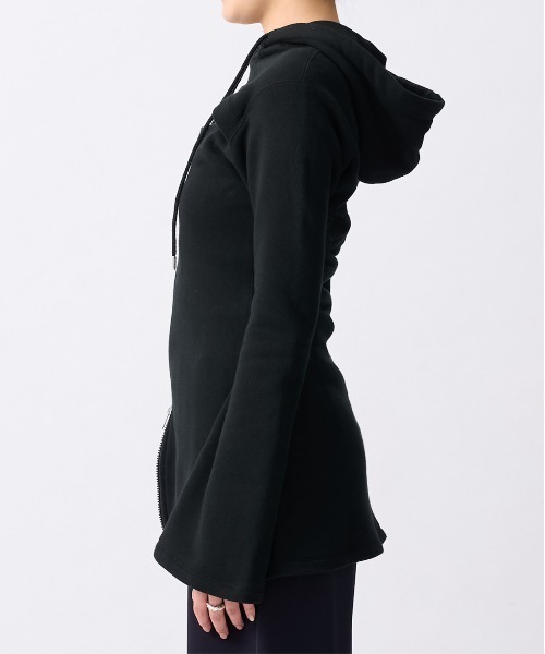 AMBUSH（アンブッシュ）の「【AMBUSH/アンブッシュ】ZIP-UP HOODIE DRESS/ジップアップフーディドレス（パーカー・レディース・ブラック・S）」の4枚目の写真