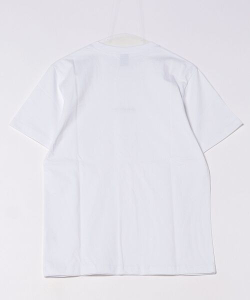 UP START(アップスタート)の「ヘヴィウェイト天竺 ワンポイント刺繍半袖 クルーネック コットン100%(Tシャツ/カットソー・メンズ・ブラック/ホワイト/ライトオリーブ・LARGE/MEDIUM)」の7枚目の写真