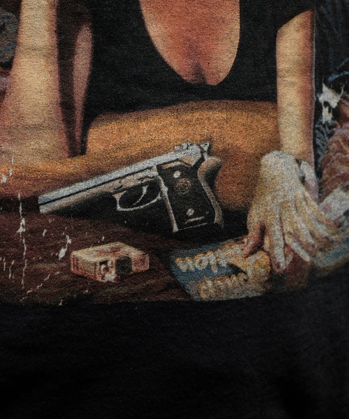 THRIFTY LOOK（スリフティールック）の「THRIFTY LOOK / スリフティールック THRIFTY 'QUENTIN TARANTINO" TEE PULP FICTION RESERVOIR DOGS（Tシャツ/カットソー・メンズ・ブラック/ブラック系3/ブラック系1/ブラック系2・MEDIUM/LARGE/X-LARGE）」の5枚目の写真