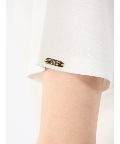 m.f.editorial（エムエフエディトリアル）の「【マシンウォッシャブル】m.f.エディトリアル レディース シルケットポンチ クルーネック ストレッチ半袖Tシャツ（Tシャツ/カットソー・レディース・グレー系その他2/ネイビー/ホワイト/ダークウッド・LARGE/MEDIUM）」の14枚目の写真