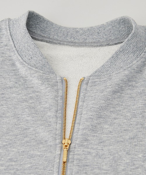 RANAN（ラナン）の「フロントハーフジップスウェット（スウェット・レディース・アイボリー/グレー/ピンク/チャコール・M/L/LL）」の20枚目の写真