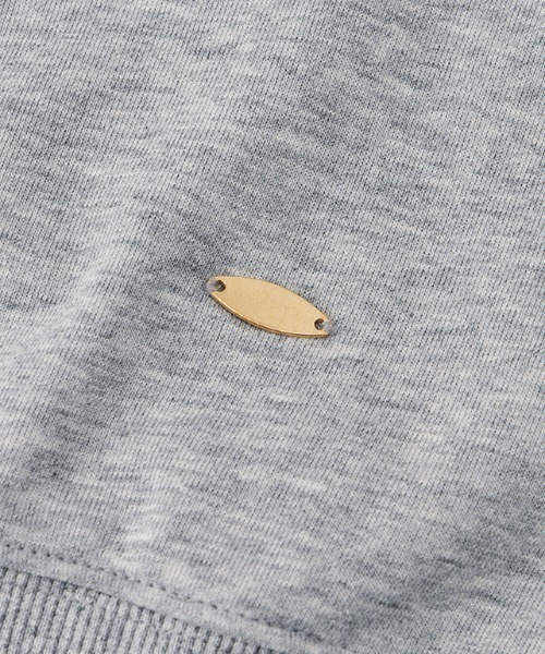 RANAN（ラナン）の「フロントハーフジップスウェット（スウェット・レディース・アイボリー/グレー/ピンク/チャコール・M/L/LL）」の21枚目の写真