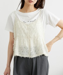 シフォン素材フェザービスチェ