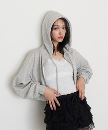 フード付ダブルジップパーカー