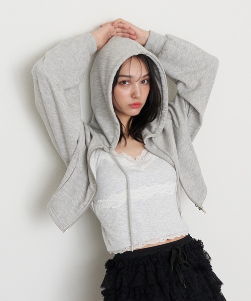 セール】フード付ダブルジップパーカー（パーカー）｜RAY CASSIN