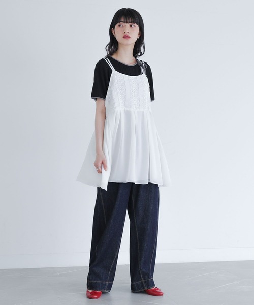 somari imagination（ソマリ イマジネーション）の「パイピングリボンカットソー（Tシャツ/カットソー・レディース・ブルー/ブラック・2/1）」の17枚目の写真