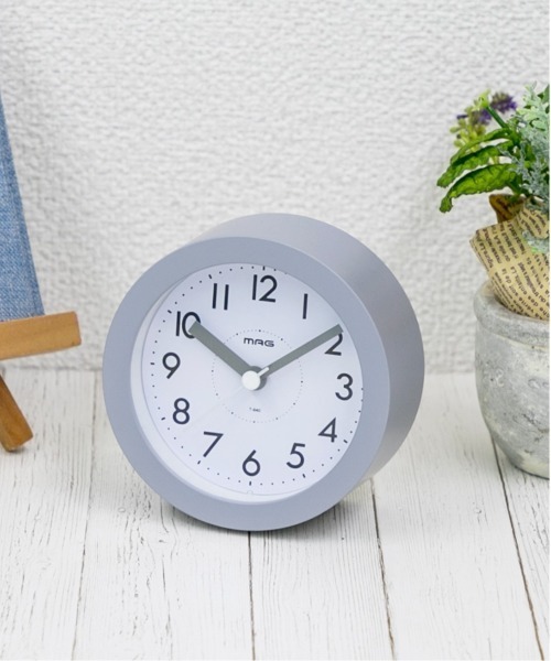 その他セレクト（ソノタセレクト）の「手のひらサイズの目覚まし時計 ルント（置時計・レディース・グレー/ホワイト/ライトイエロー・FREE）」の10枚目の写真