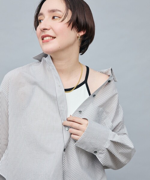 NOLLEY’S Sophi（ノーリーズソフィ）の「アメスリカップ付キャミソール（キャミソール・レディース・ホワイト/ブラック・38）」の14枚目の写真